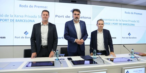 El Port de Barcelona, líder europeo en 5G con Orange